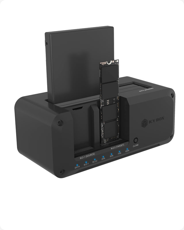 CloneStation  M.2 NVMe and SATA to M.2 NVMe triple bay