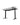 Ergonomic desk frame Motorised sit / stand solution without table top