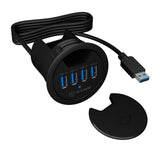 4 Port Tisch-Hub mit USB Type-A Anschluss